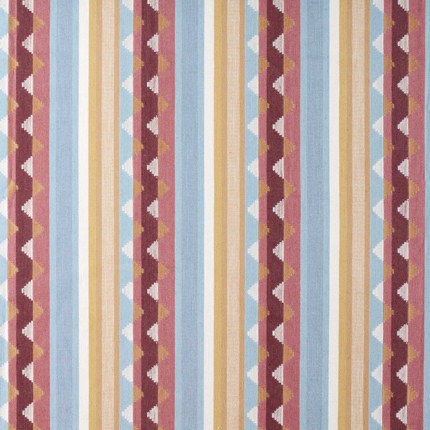 Lutley Stripe Damson/Medlar Fabric by SAN