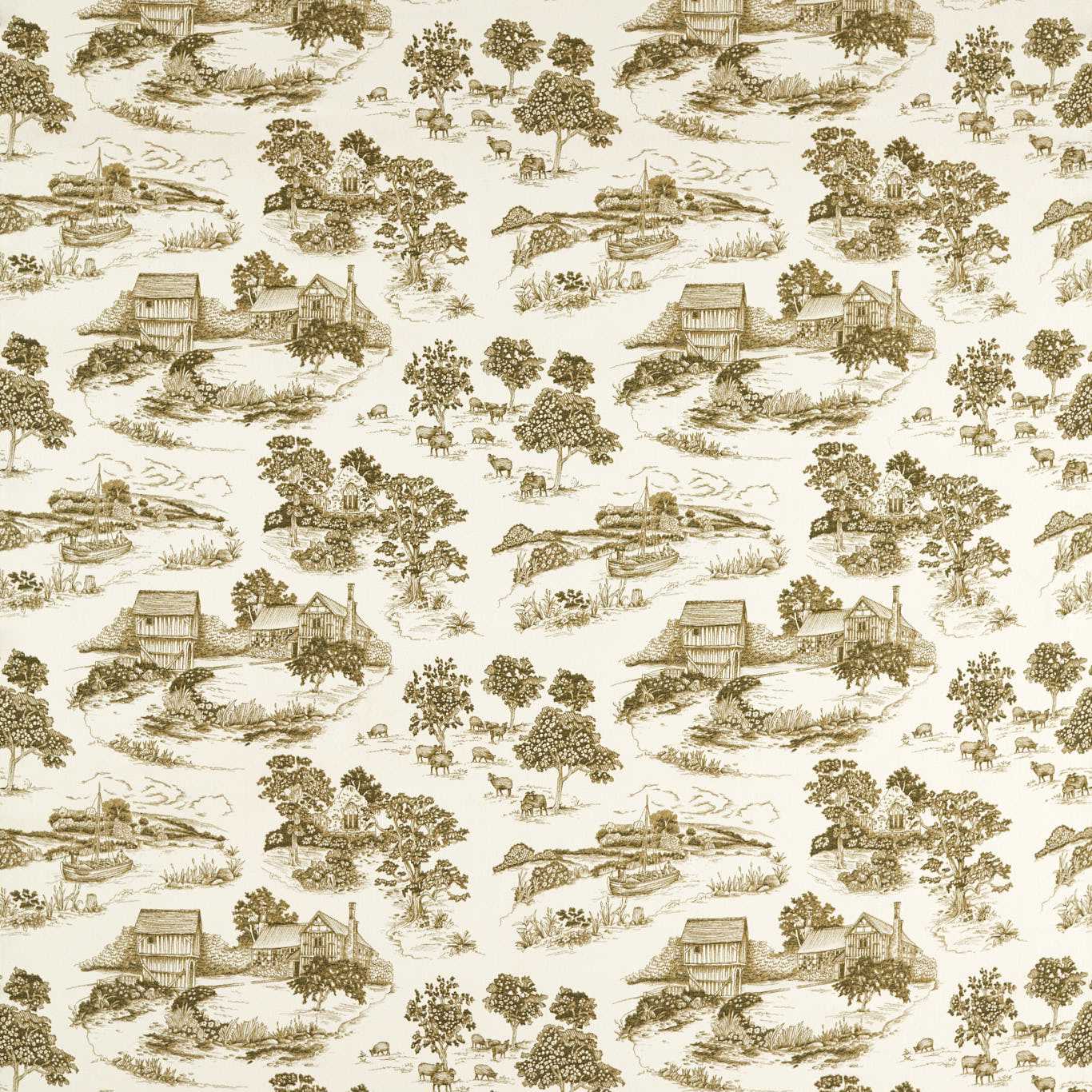 Brockhampton Estate Forest Fabric by SAN