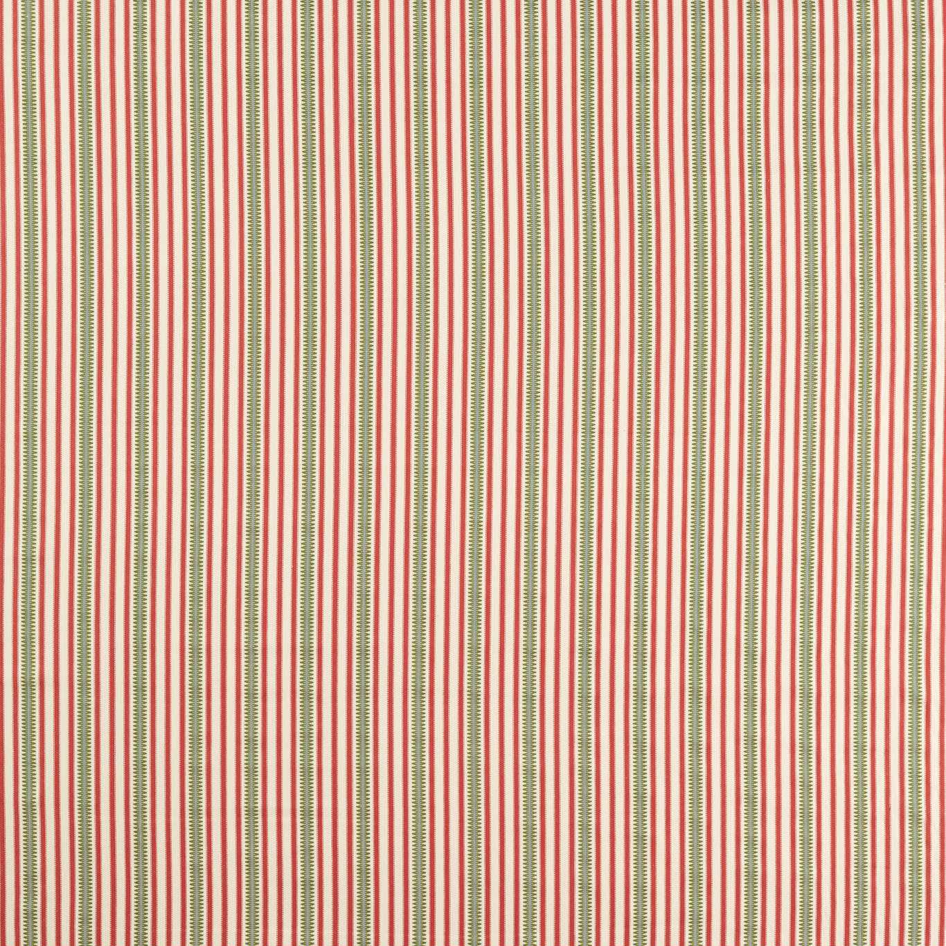 Barneby Stripe Berry/Leaf Fabric by SAN