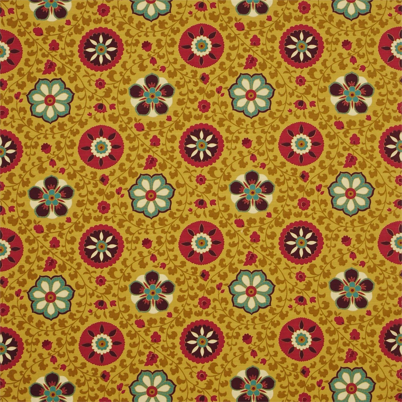 Zahra Gold Fabric by SAN