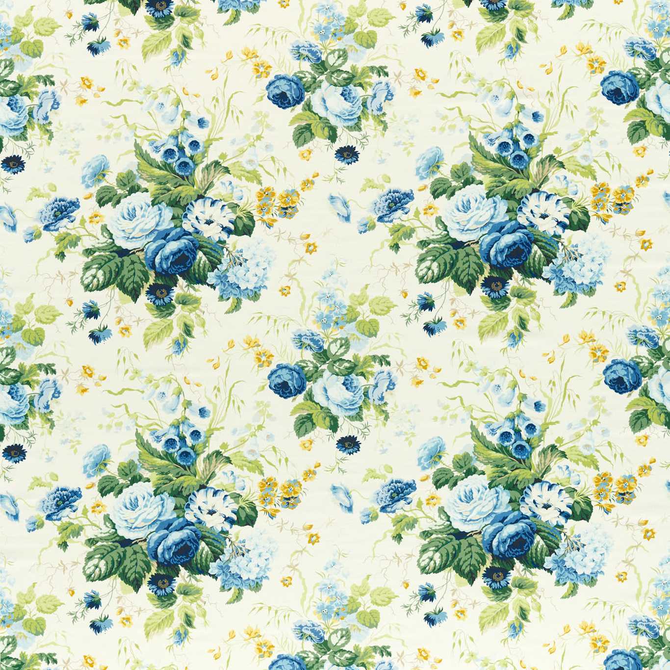 Stapleton Park French Blue Fabric by SAN