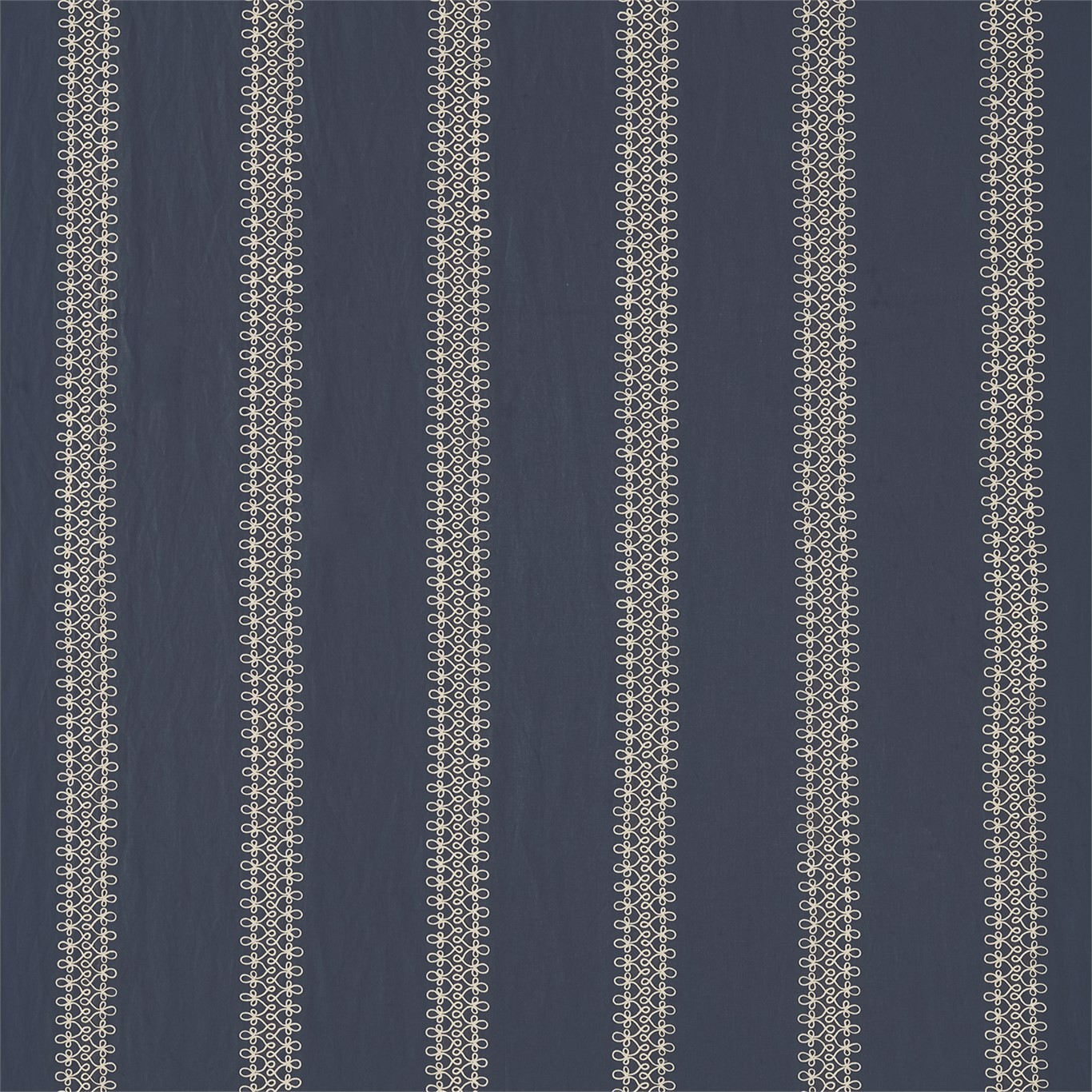 Burnett Stripe Indigo Fabric by SAN