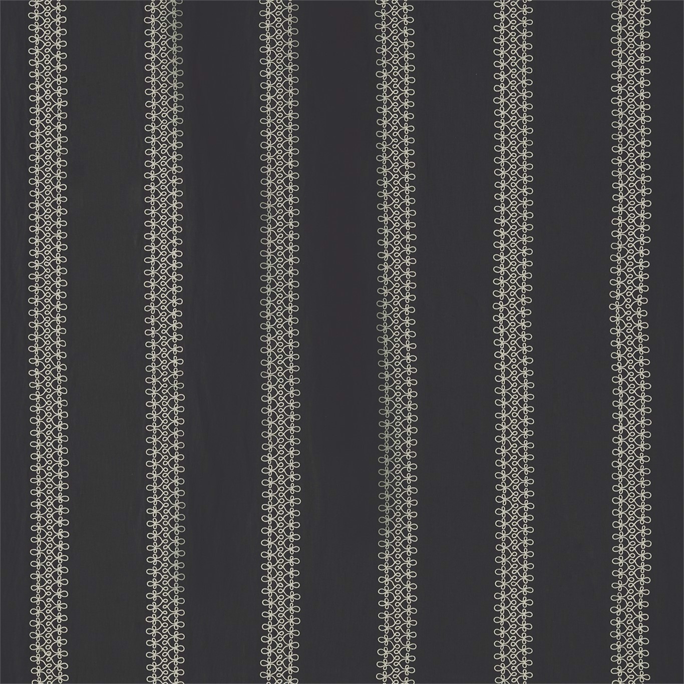 Burnett Stripe Charcoal Fabric by SAN