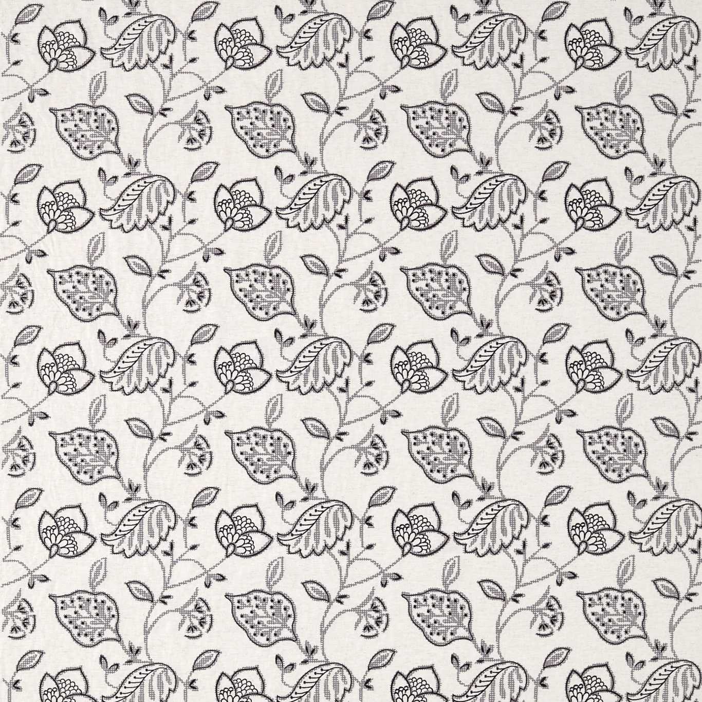 Potton Wood Charcoal Fabric by SAN