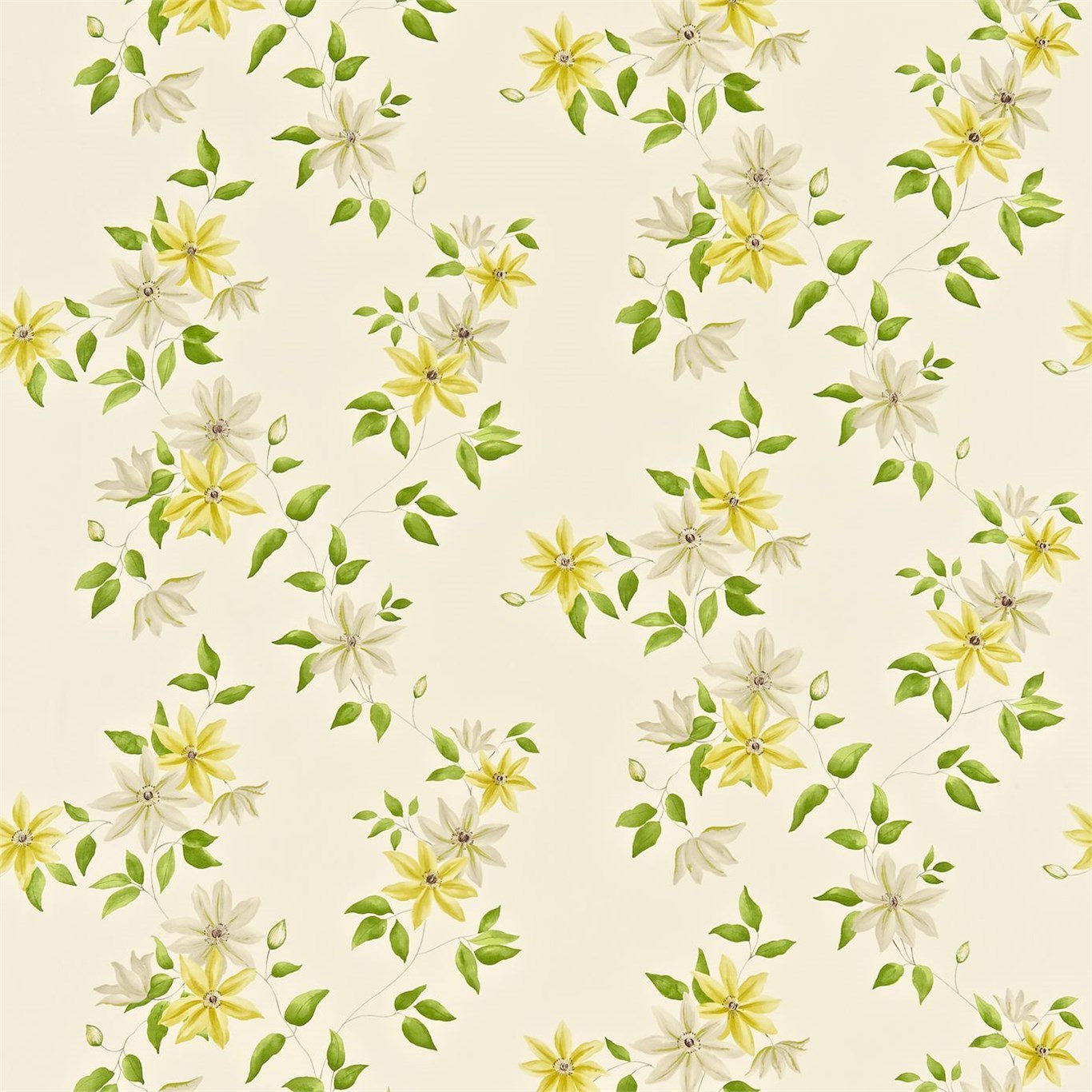 Wisley Primrose/Cream Fabric by SAN