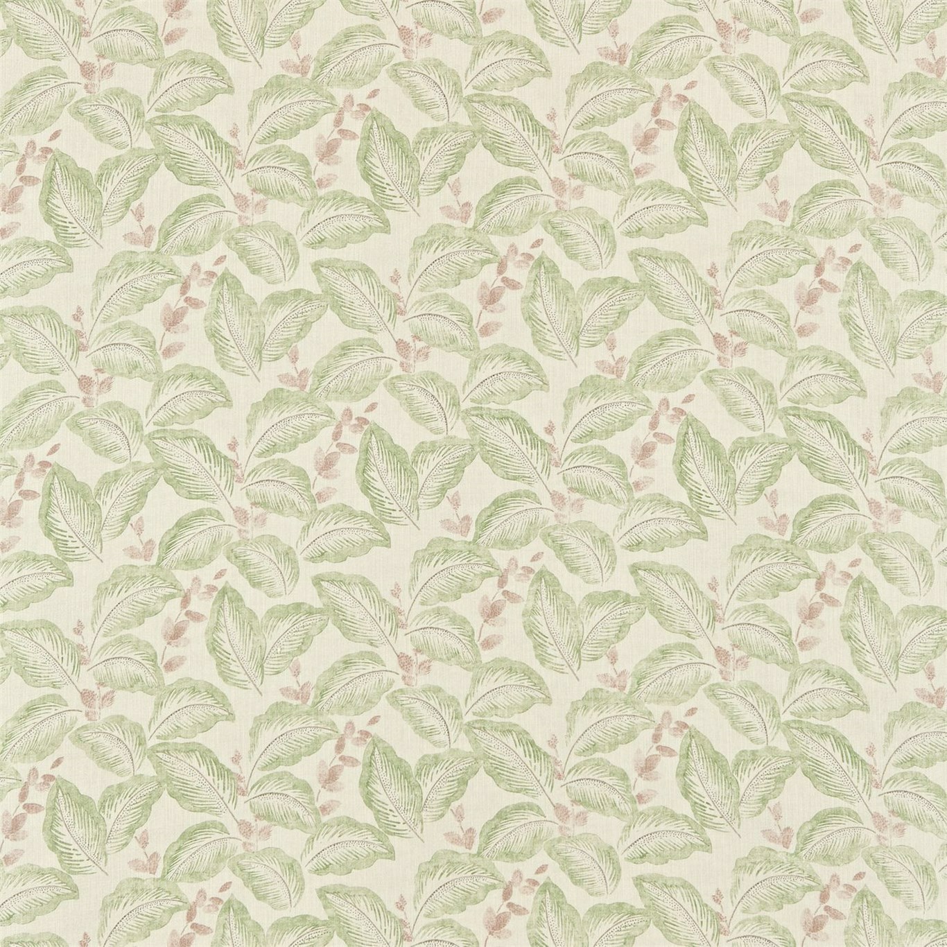 Box Hill Moss/Cream Fabric by SAN