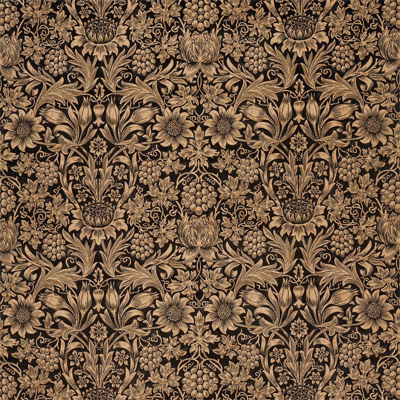 Sunflower Velvet Maple/Lichen Fabric by MOR