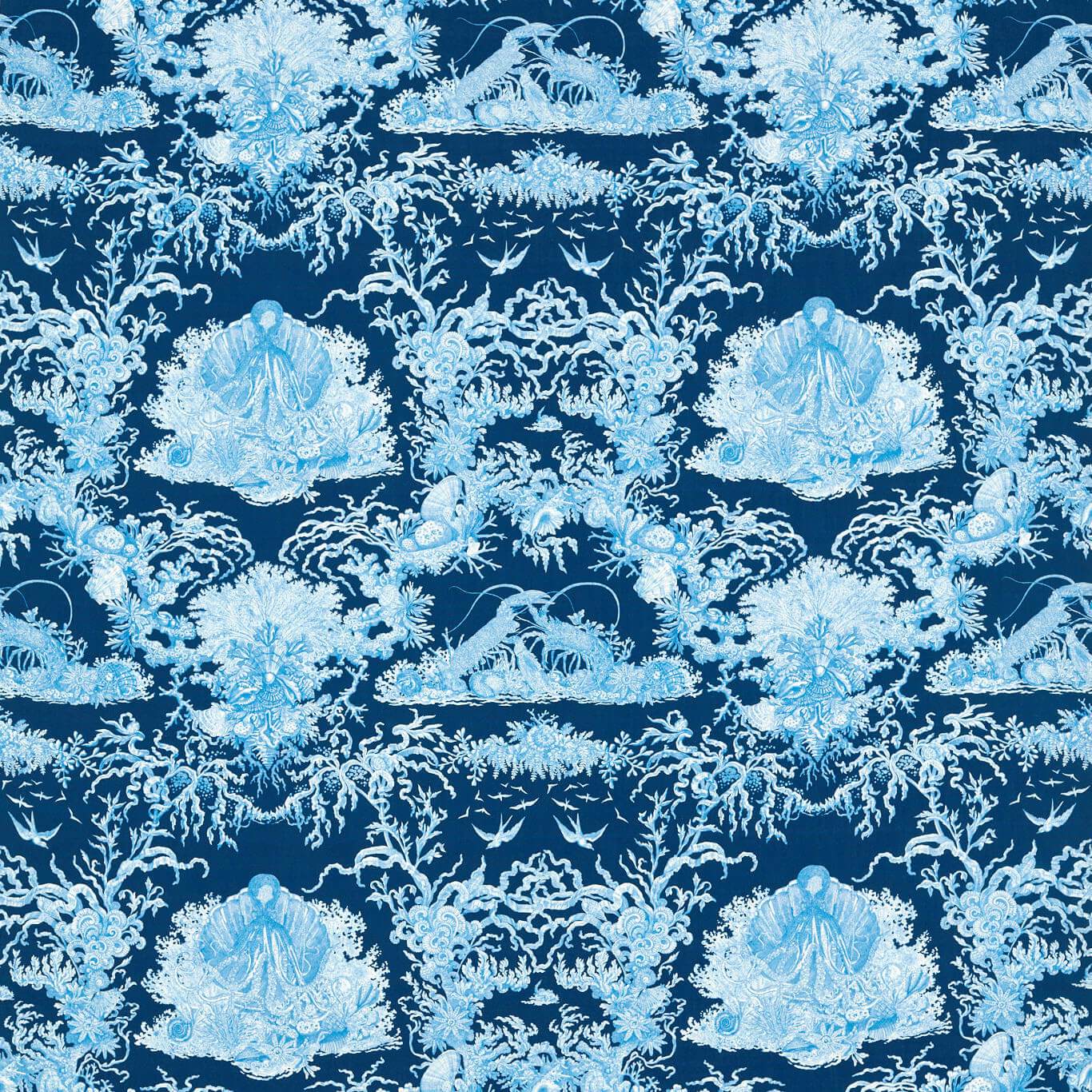 Monterey Bay Atlantic Fabric by SAN