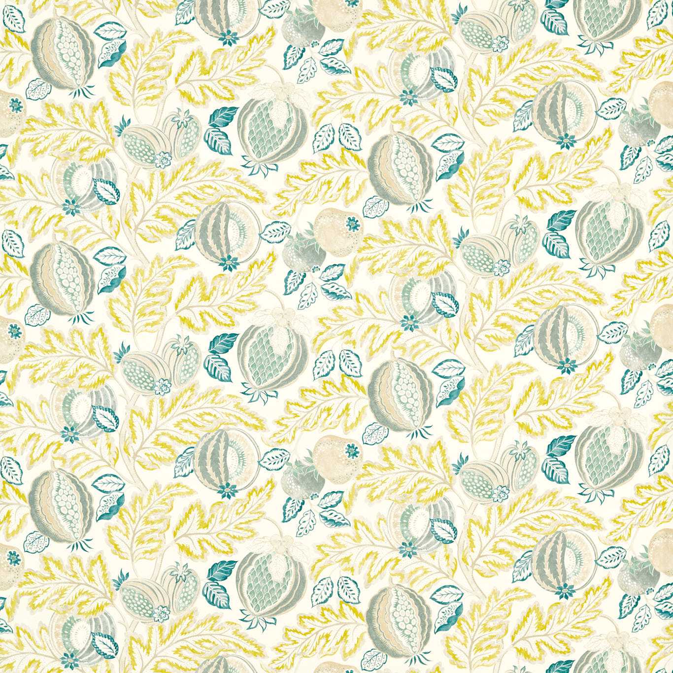 Cantaloupe Seasalt/Quince Fabric by SAN