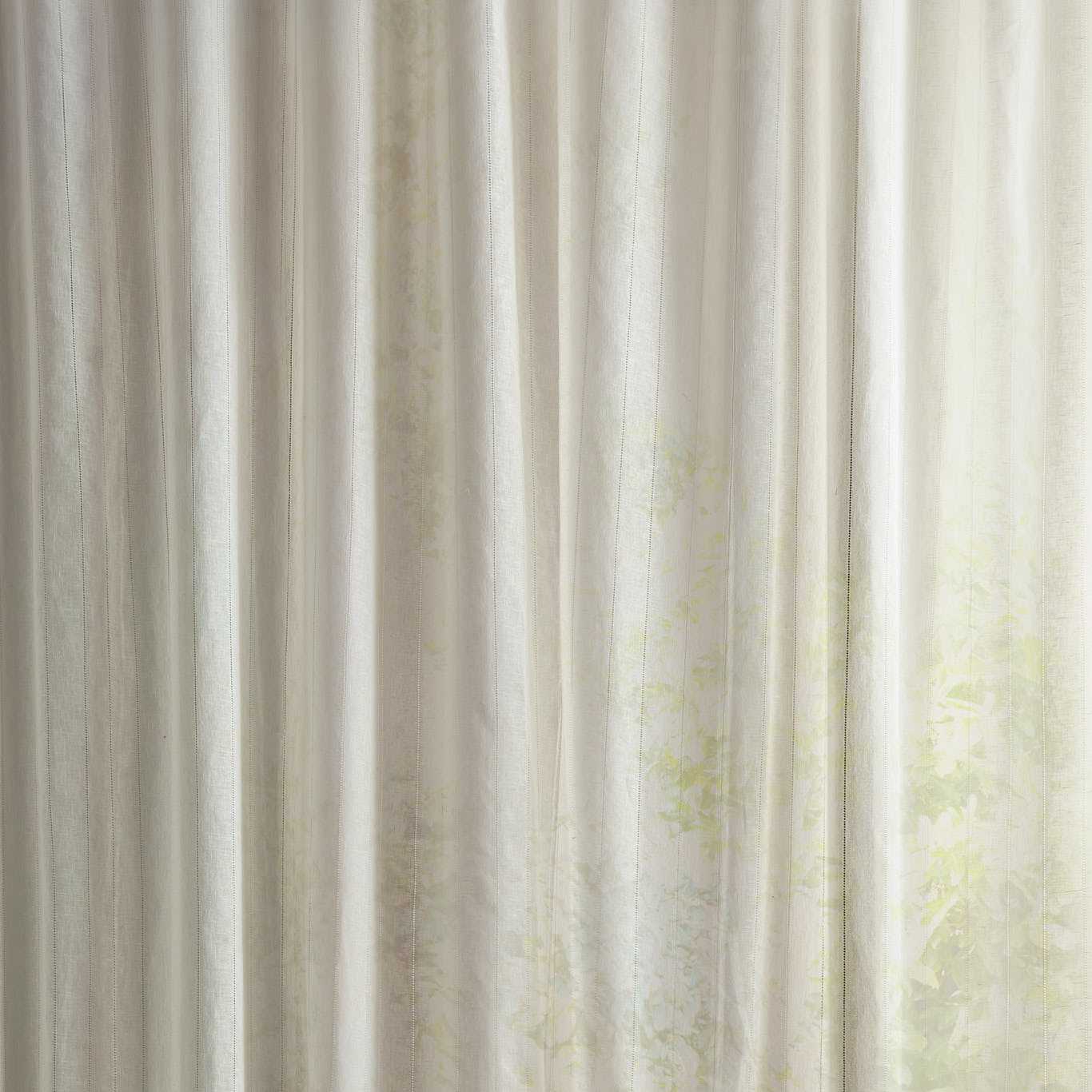Shoreline Stripe Seaspray White Fabric by SAN