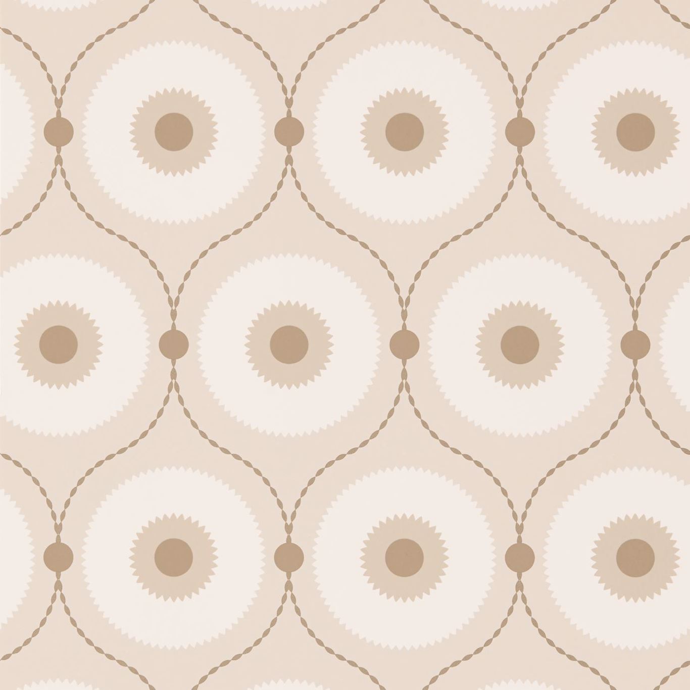 Starla Linen/Ivory Wallpaper by SAN