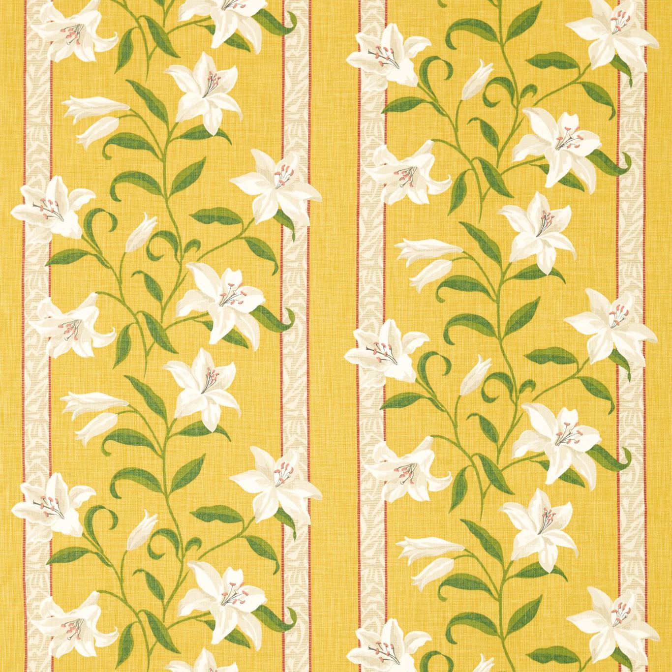 Lilium Citrine/Lemon Fabric by SAN