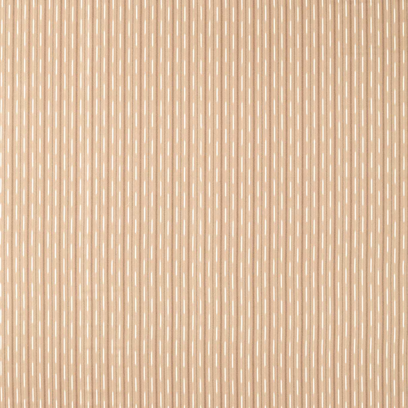 Sabu Stripe Stone/Oak Fabric by SAN