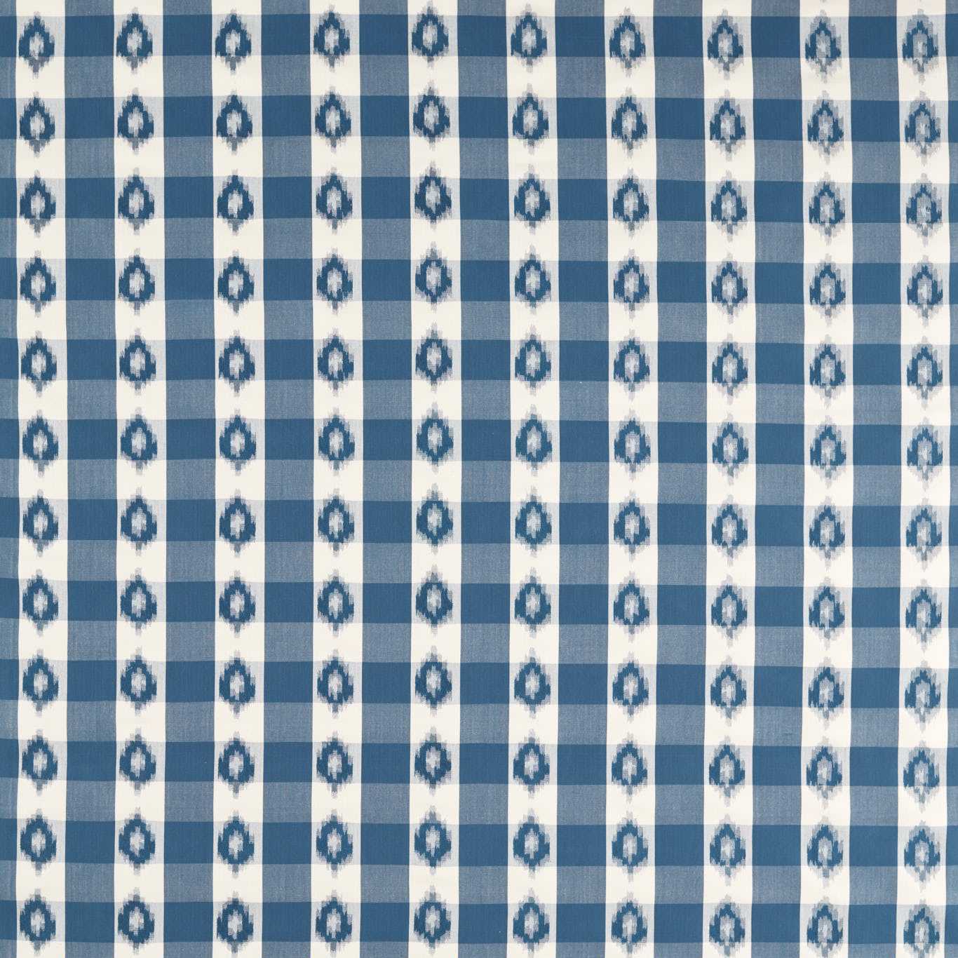 Odisha Check Indigo/Madder Fabric by SAN