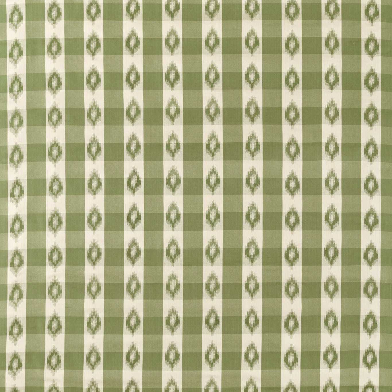 Odisha Check Yew Green Fabric by SAN