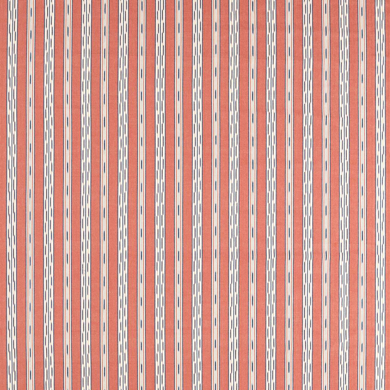 Jamandi Stripe Madder/Indigo Fabric by SAN