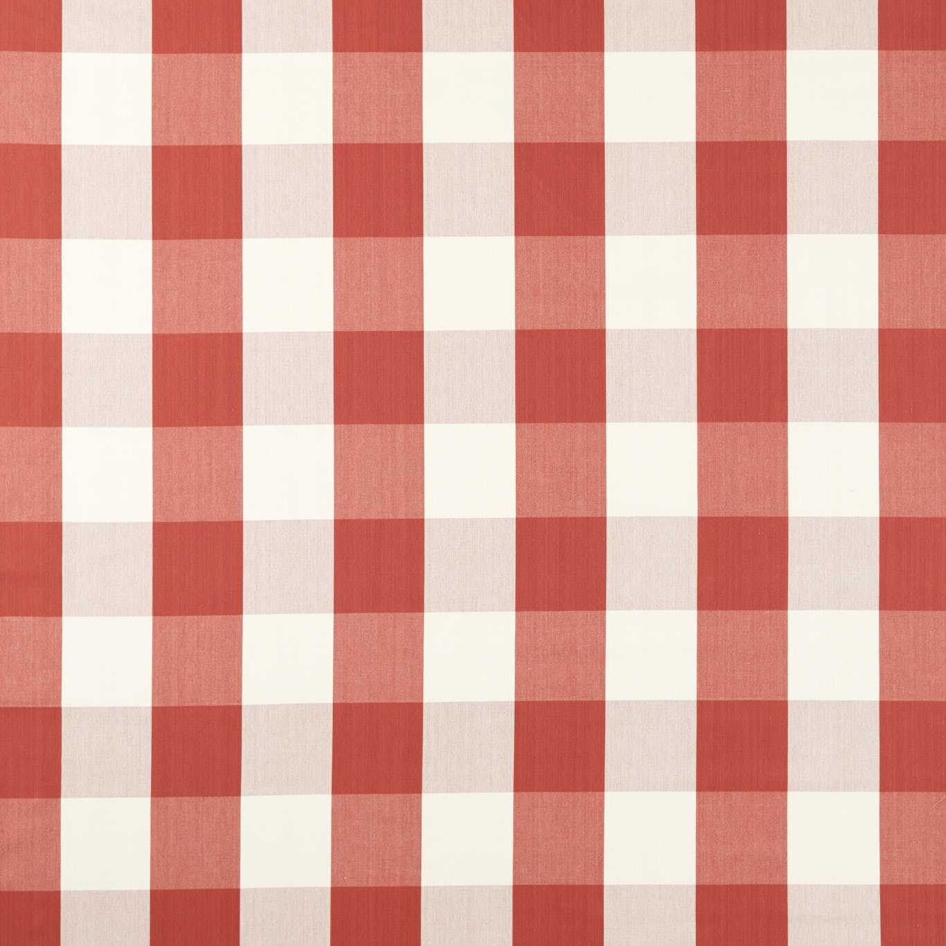 Madras Check Madder Fabric by SAN