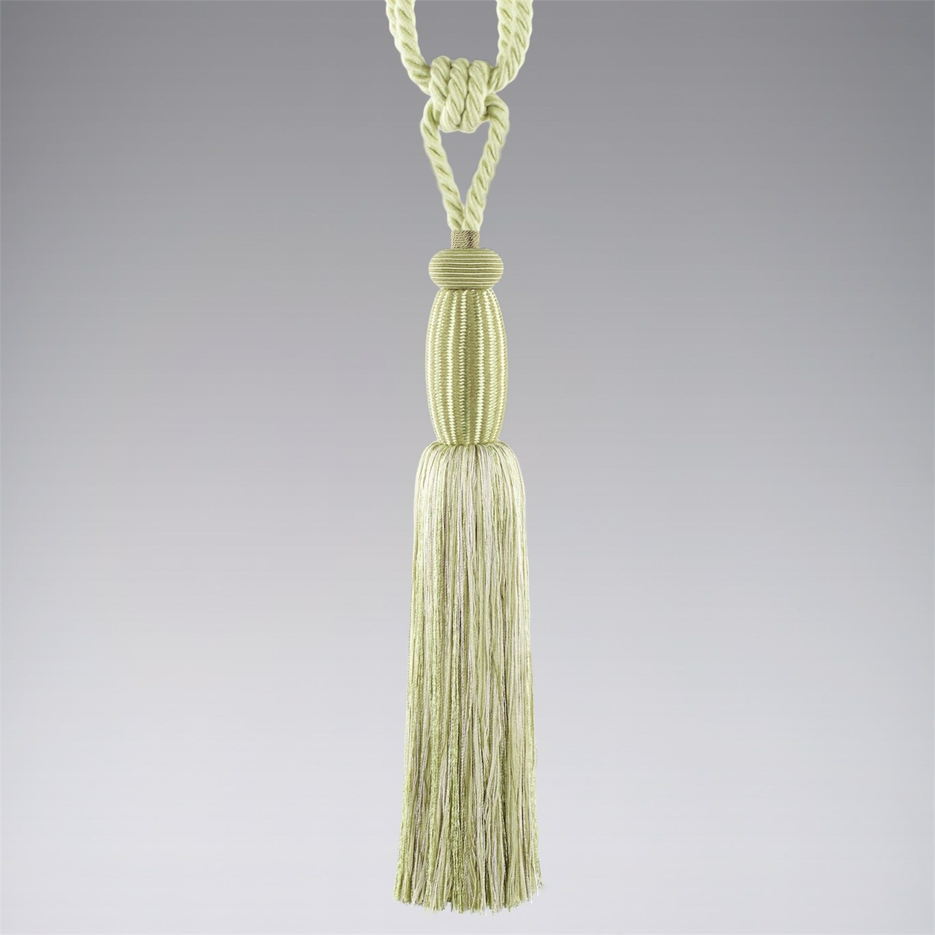 Tassel Tieback Olive/Ecru Trimmings by SAN