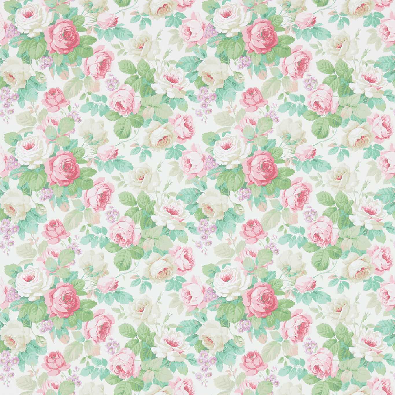 Chelsea Pink/Celadon Wallpaper by SAN