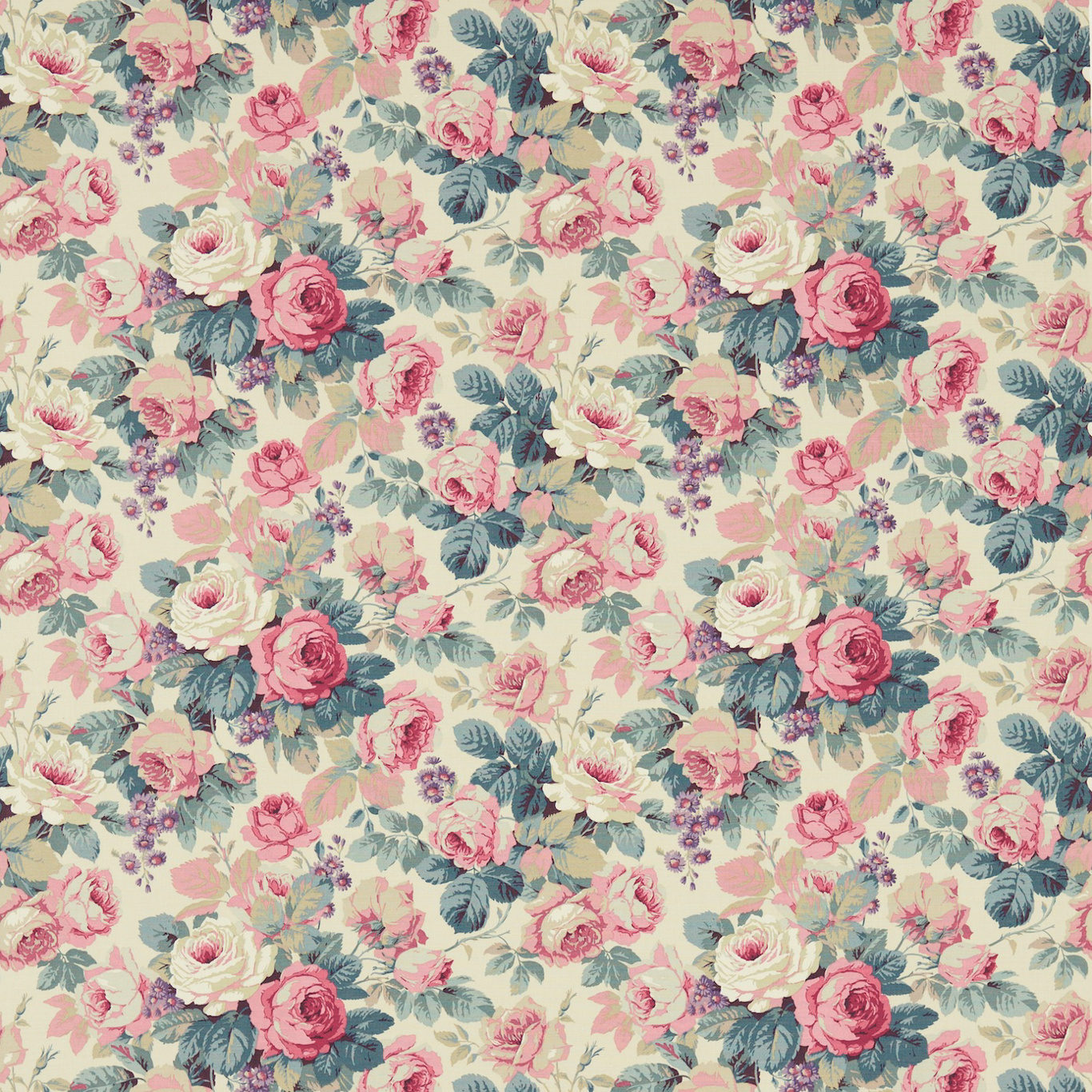 Chelsea Indigo/Loganberry Fabric by SAN