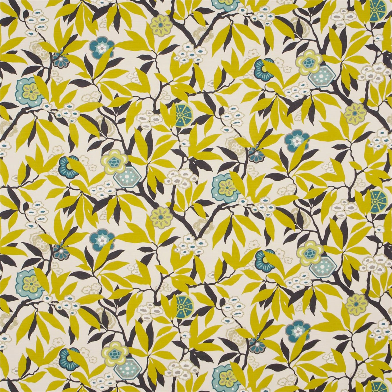 Primavera Chaffinch Fabric by SAN