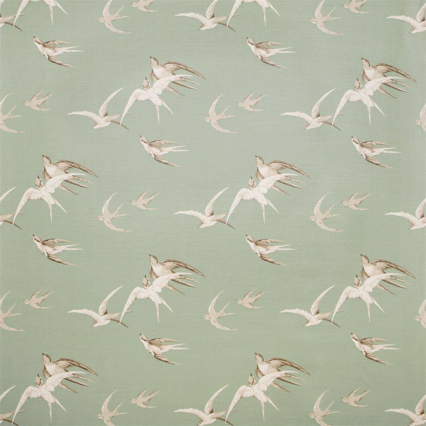 Swallows Pebble Fabric by SAN