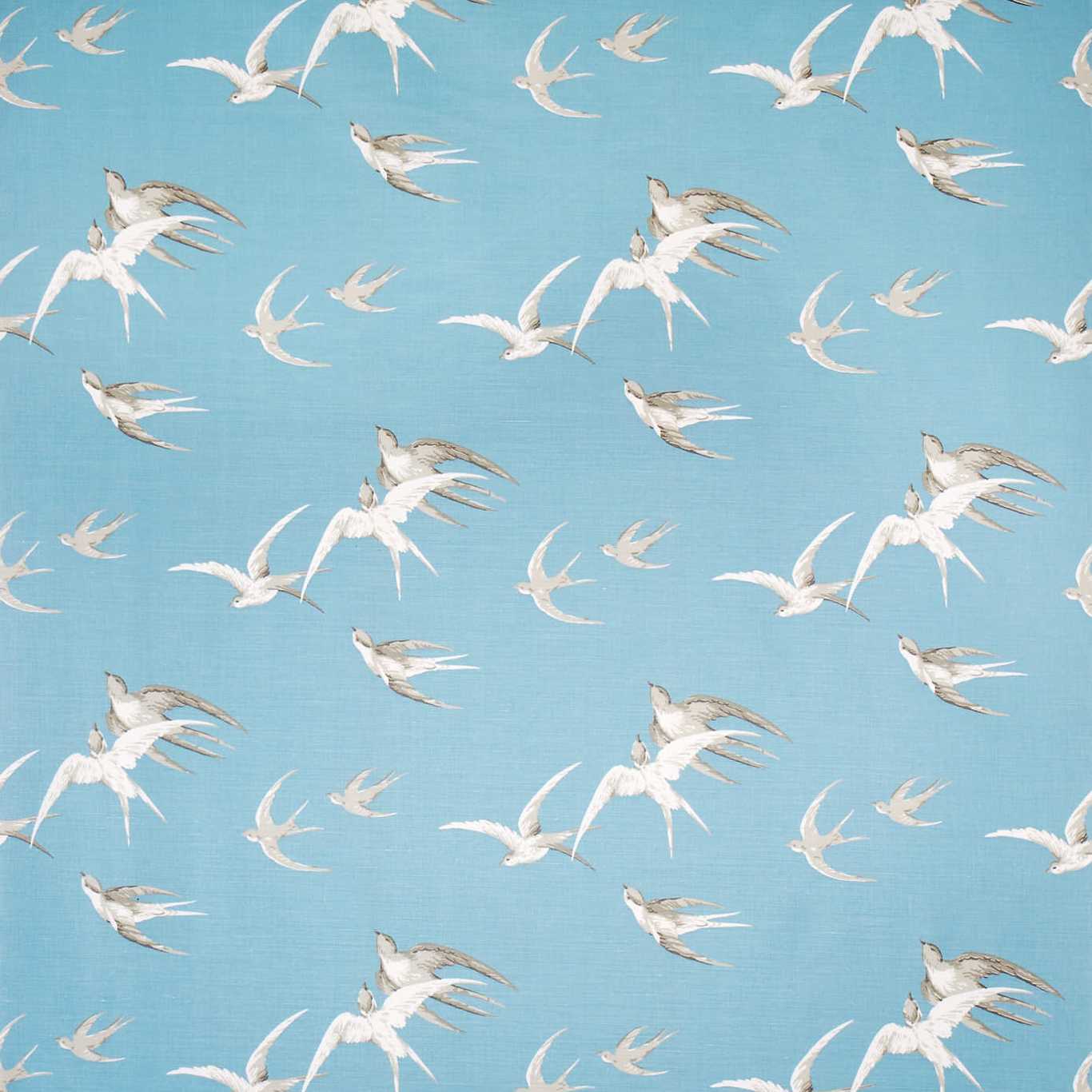 Swallows Wedgwood Fabric by SAN