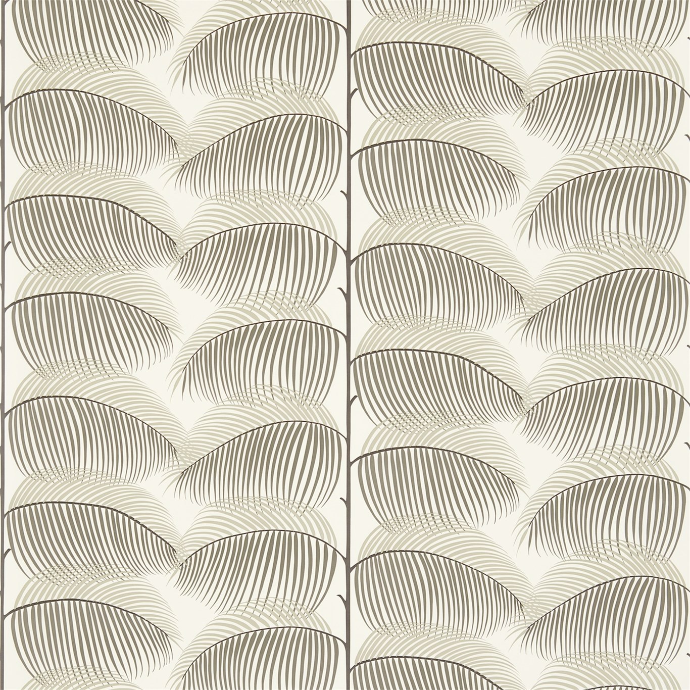 Manila Charcoal/Cream Wallpaper by SAN