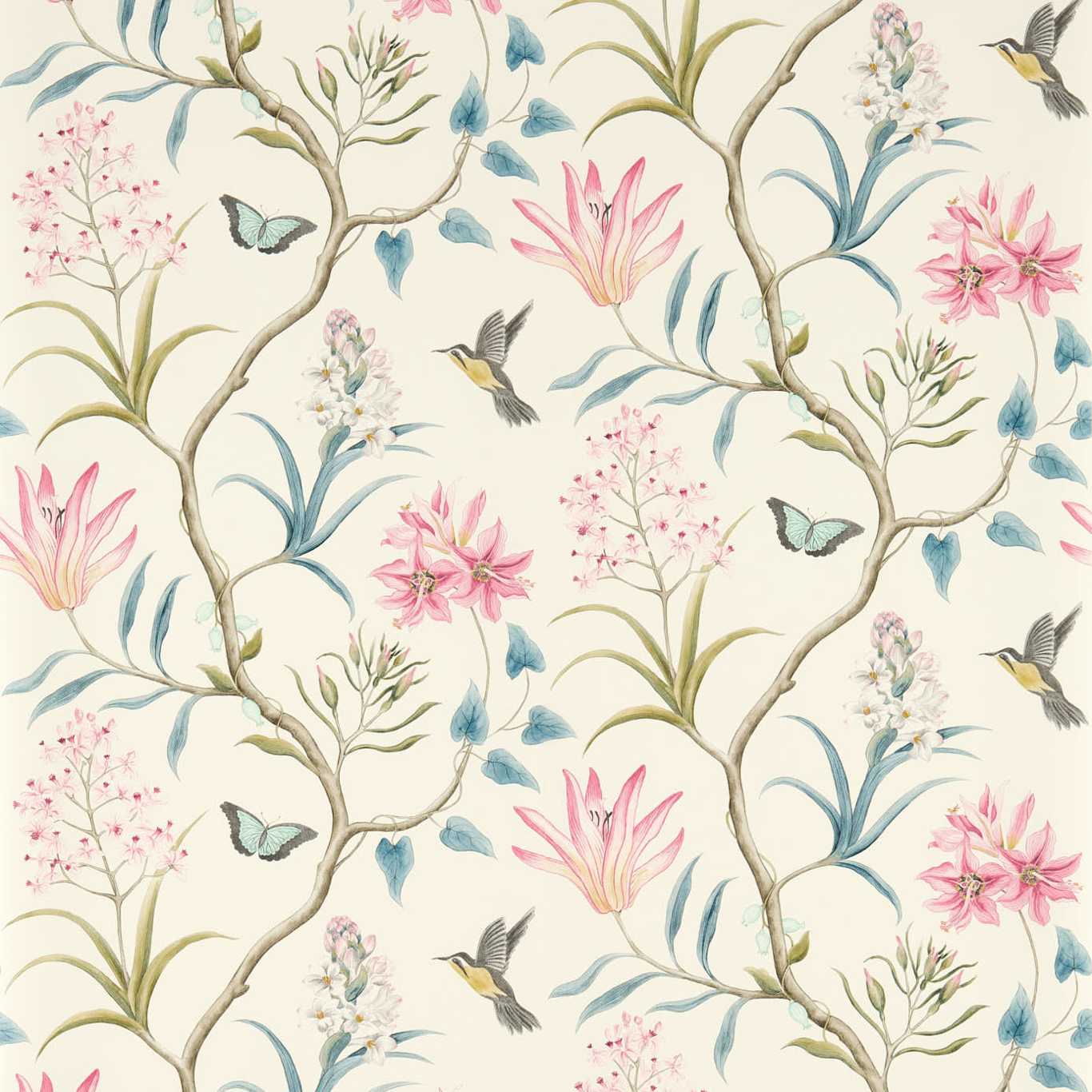 Clementine Dusky Pink Wallpaper by SAN