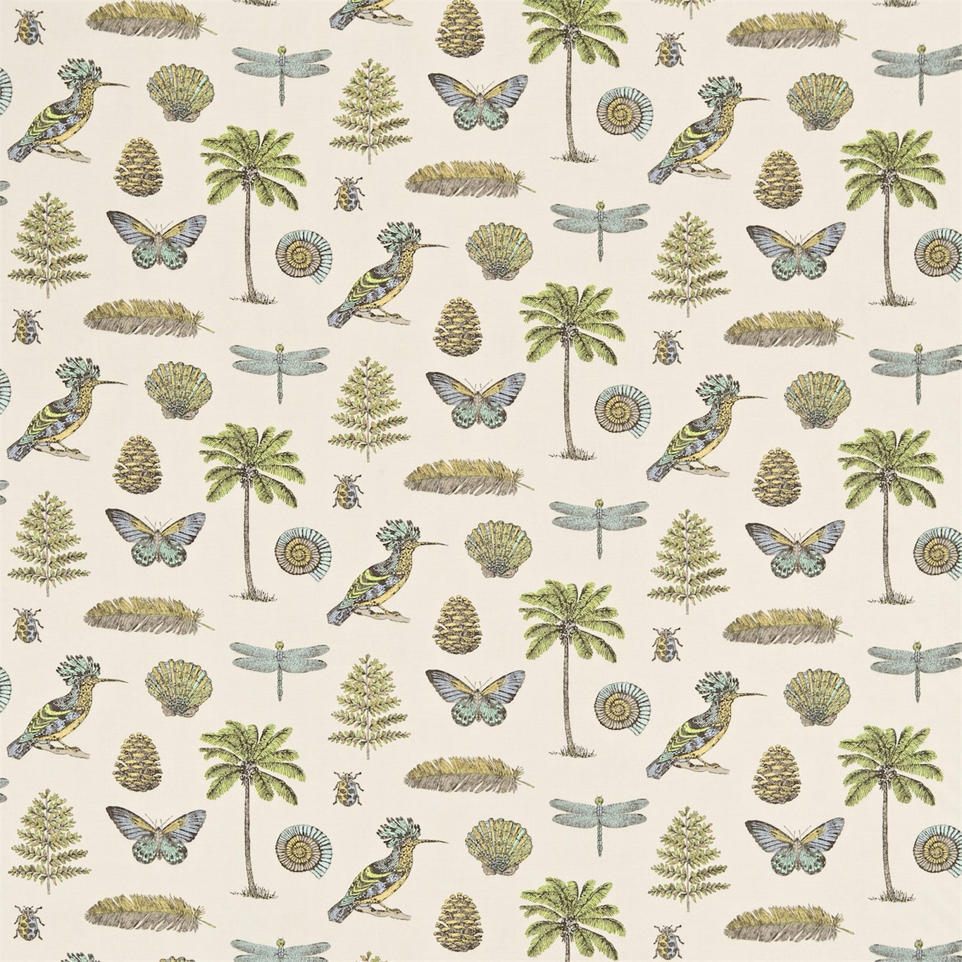 Cocos Multi/Ocean Fabric by SAN