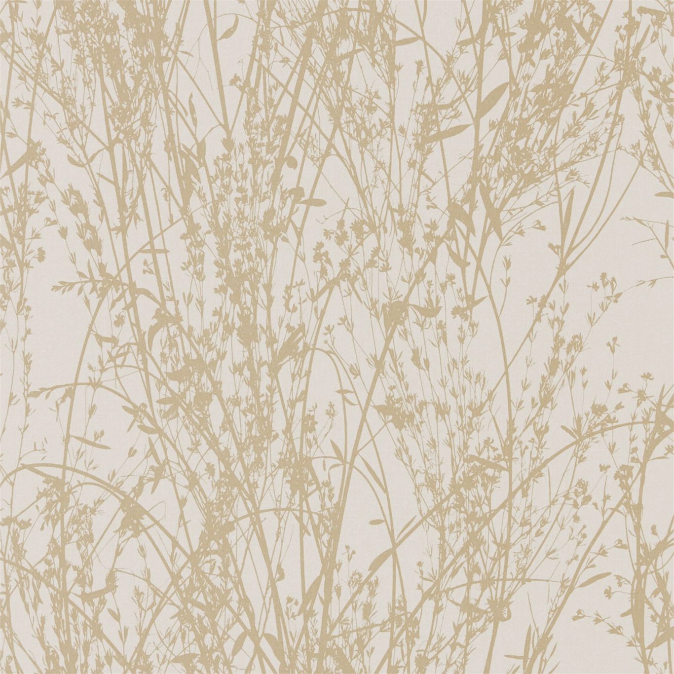 Meadow Canvas Wheat/Cream Wallpaper by SAN