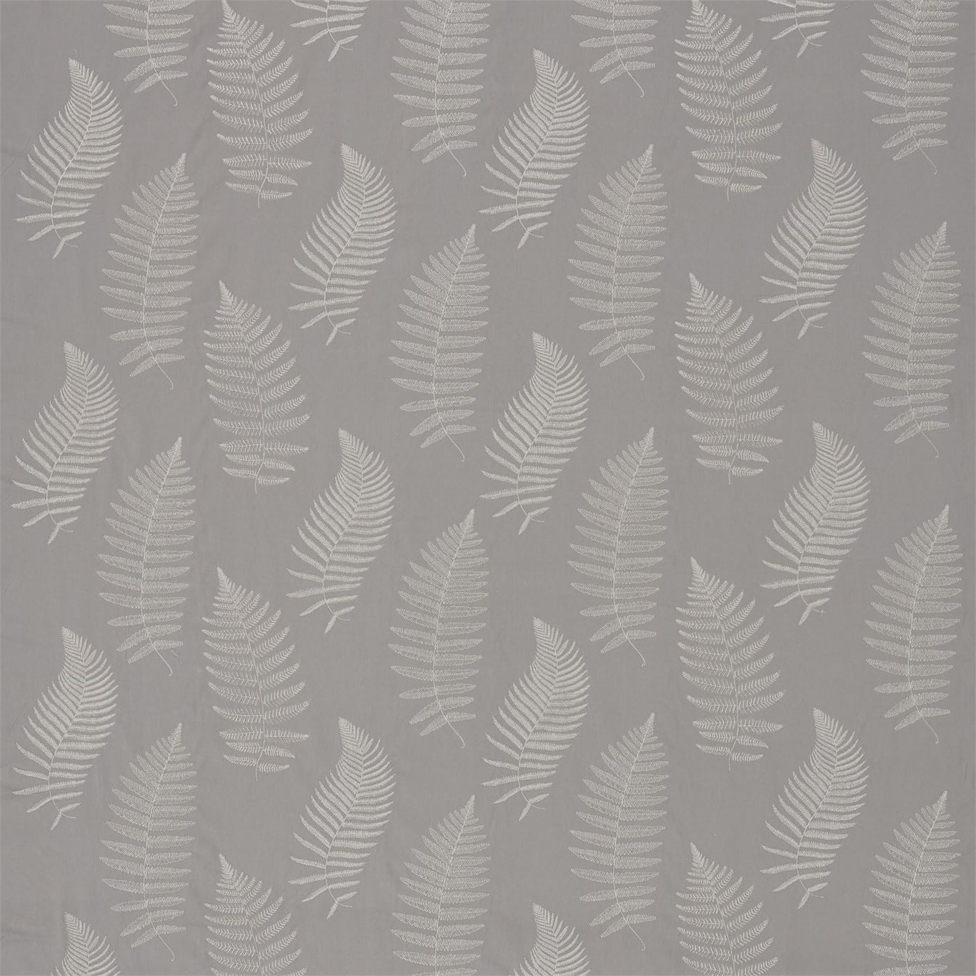 Fern Embroidery Pebble Fabric by SAN