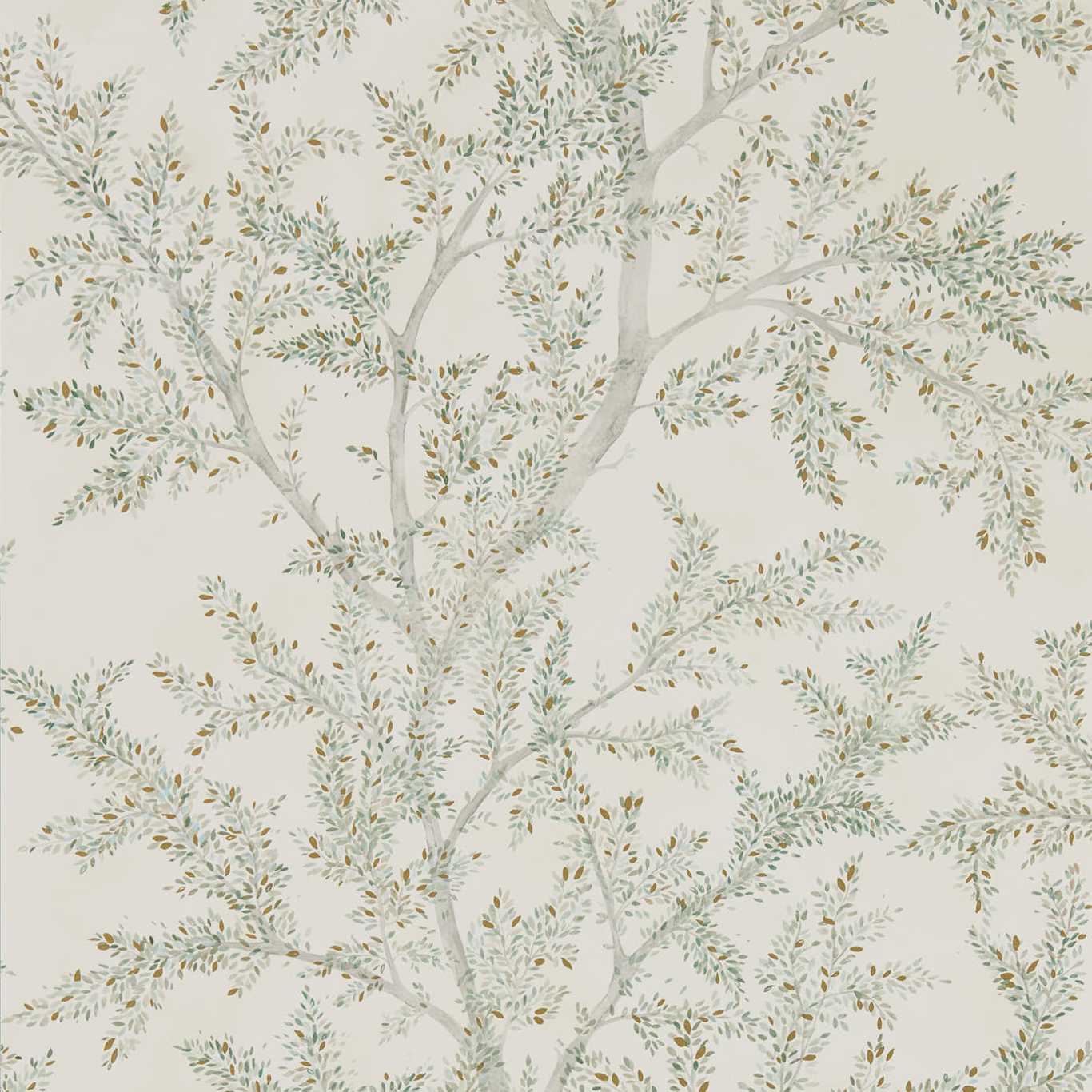 Farthing Wood Sage Grey Wallpaper by SAN