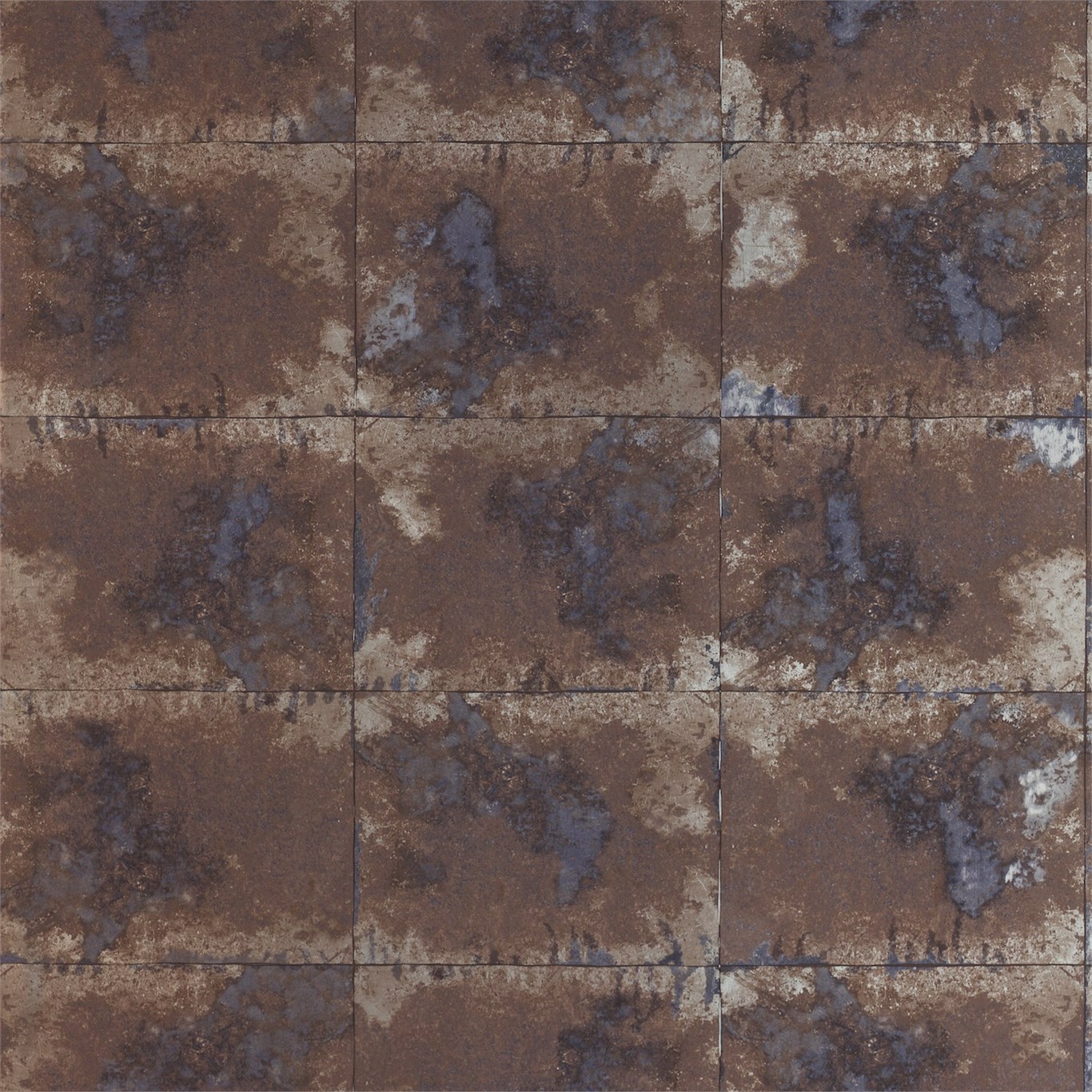 Anthology Oxidise Azurite/Mink Wallpaper by HAR