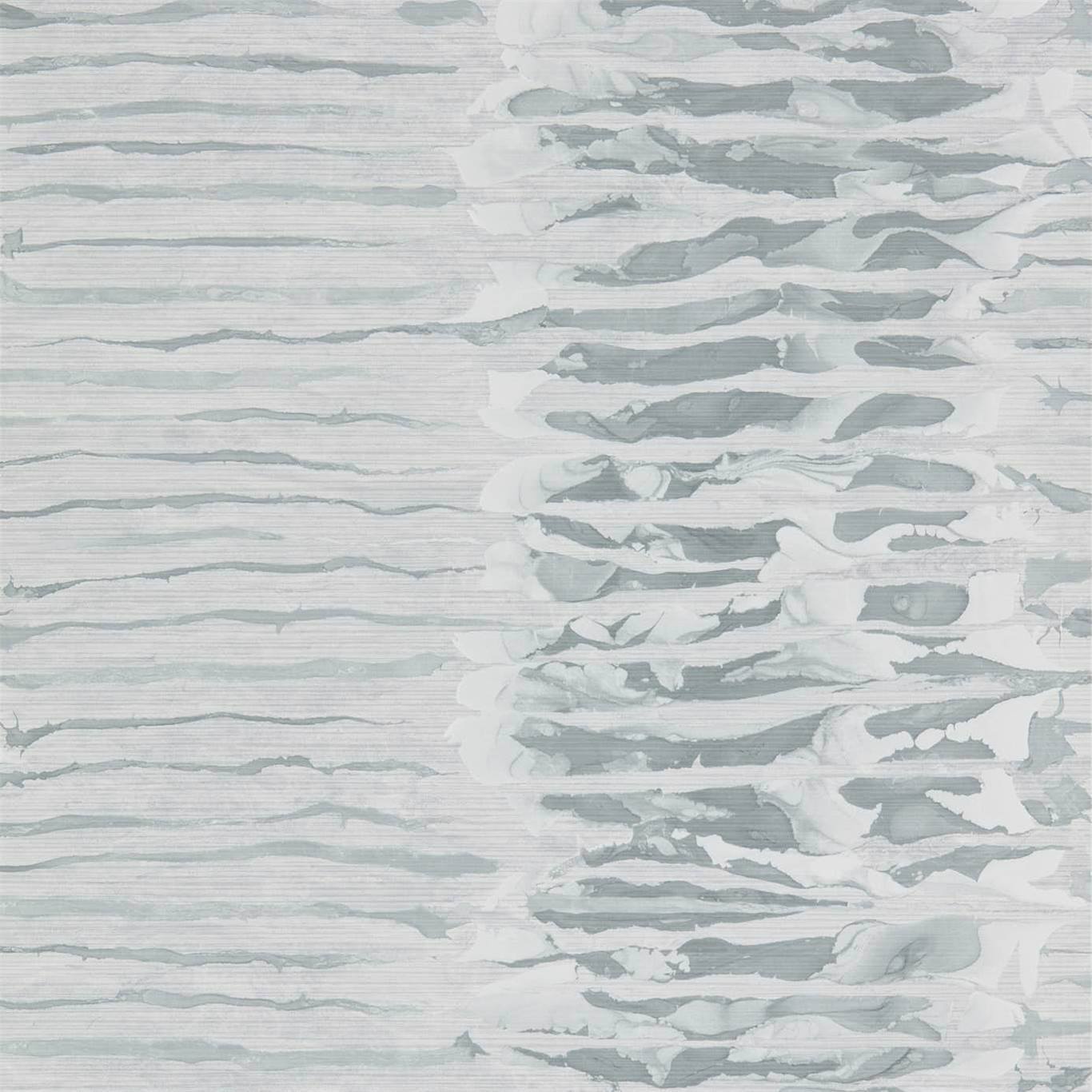 Anthology Ripple Stripe Steel Wallpaper by HAR