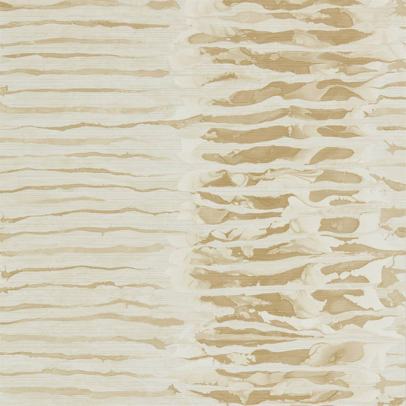 Anthology Ripple Stripe Sandstone Wallpaper by HAR