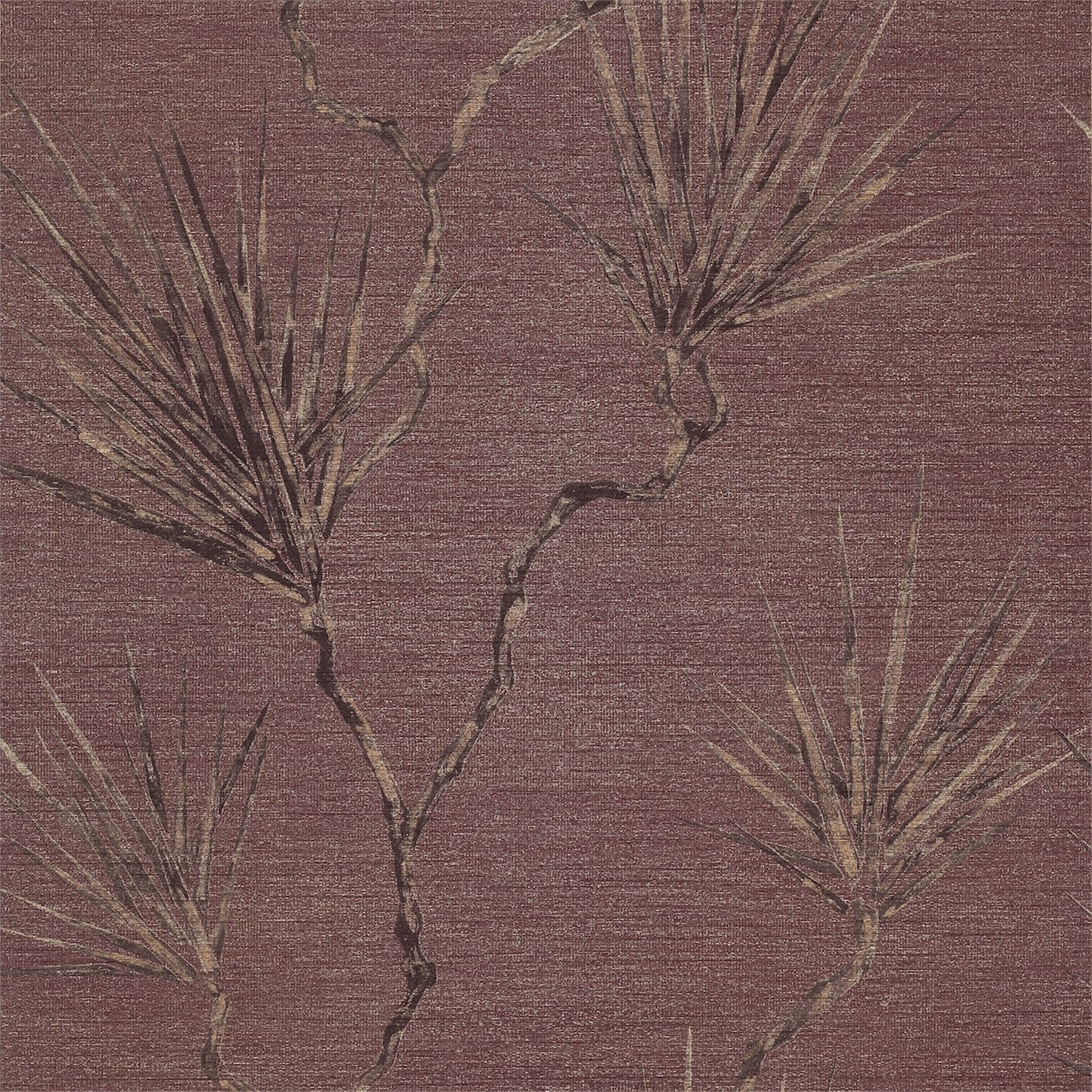 Anthology Peninsula Palm Amber Wallpaper by HAR