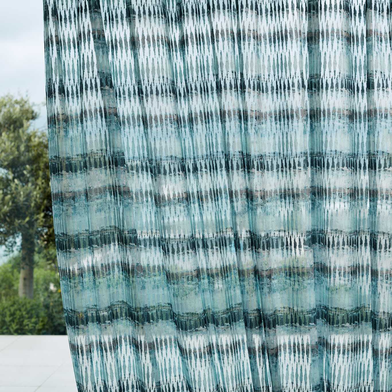 Kiyoshi Jade/Truffle Fabric by HAR