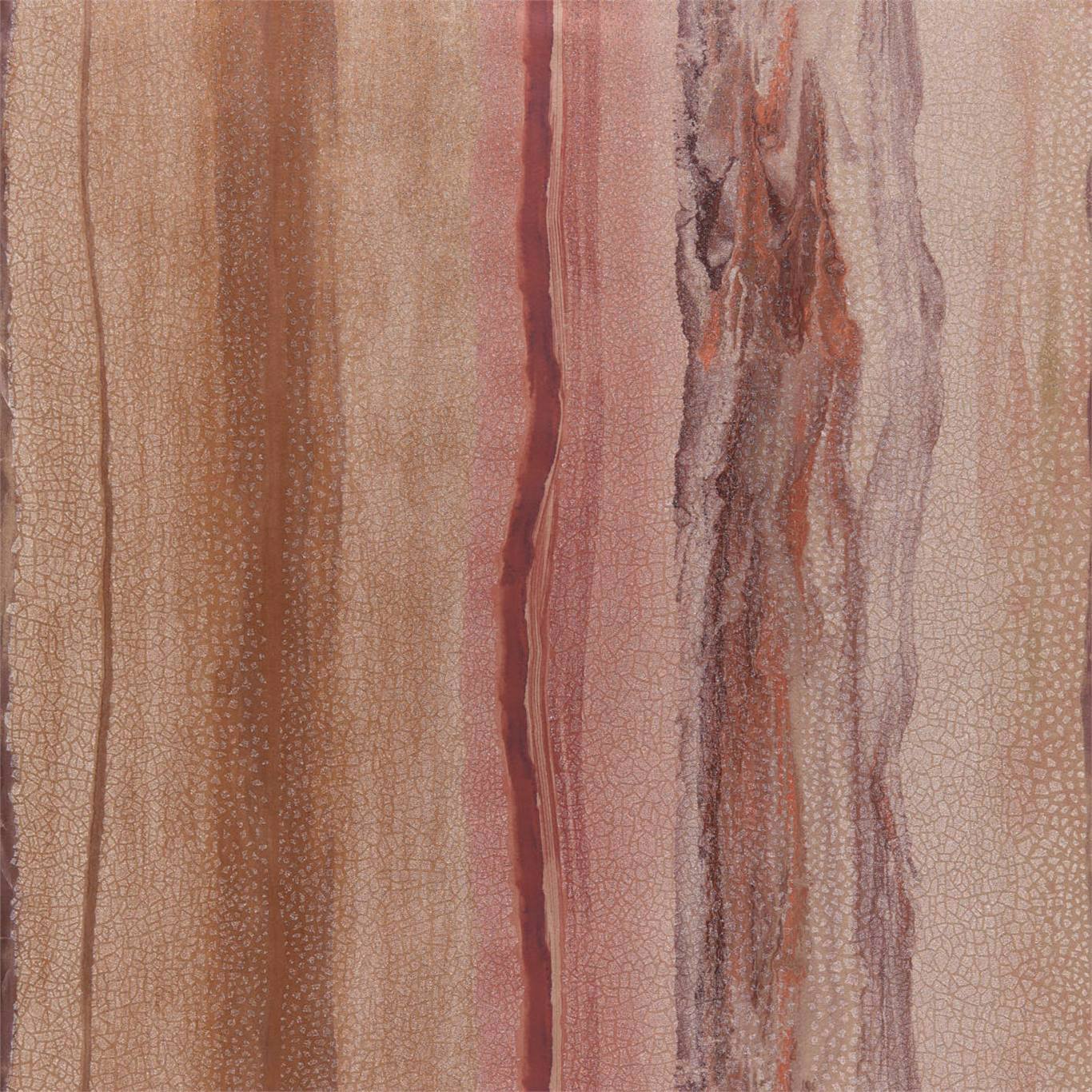 Anthology Vitruvius Copper / Ruby Wallpaper by HAR