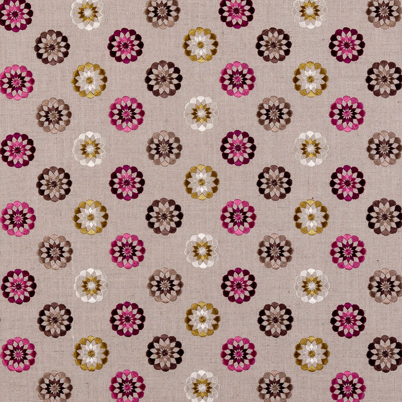 Shiraz Berry Fabric by CNC