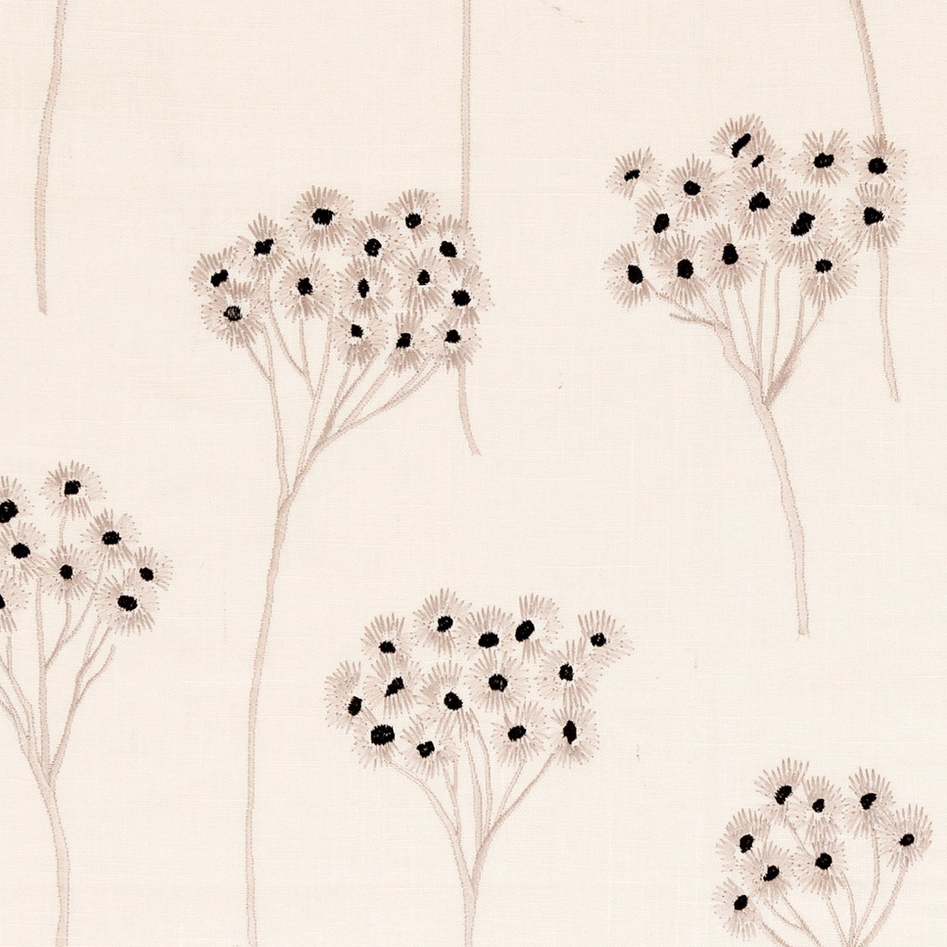 Cowslip Charcoal Fabric by CNC