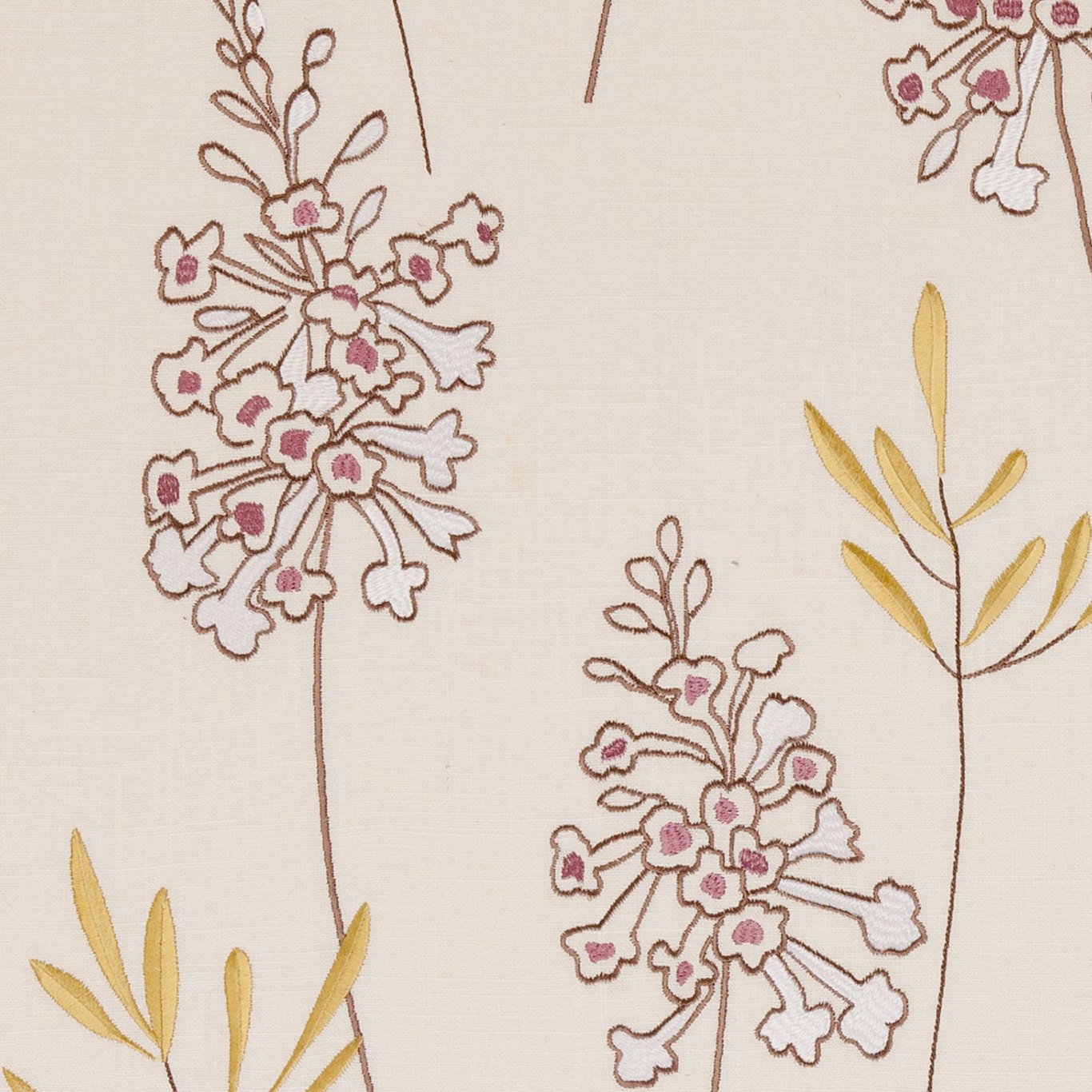 Foxglove Heather Fabric Clarke & Clarke by Sanderson Design