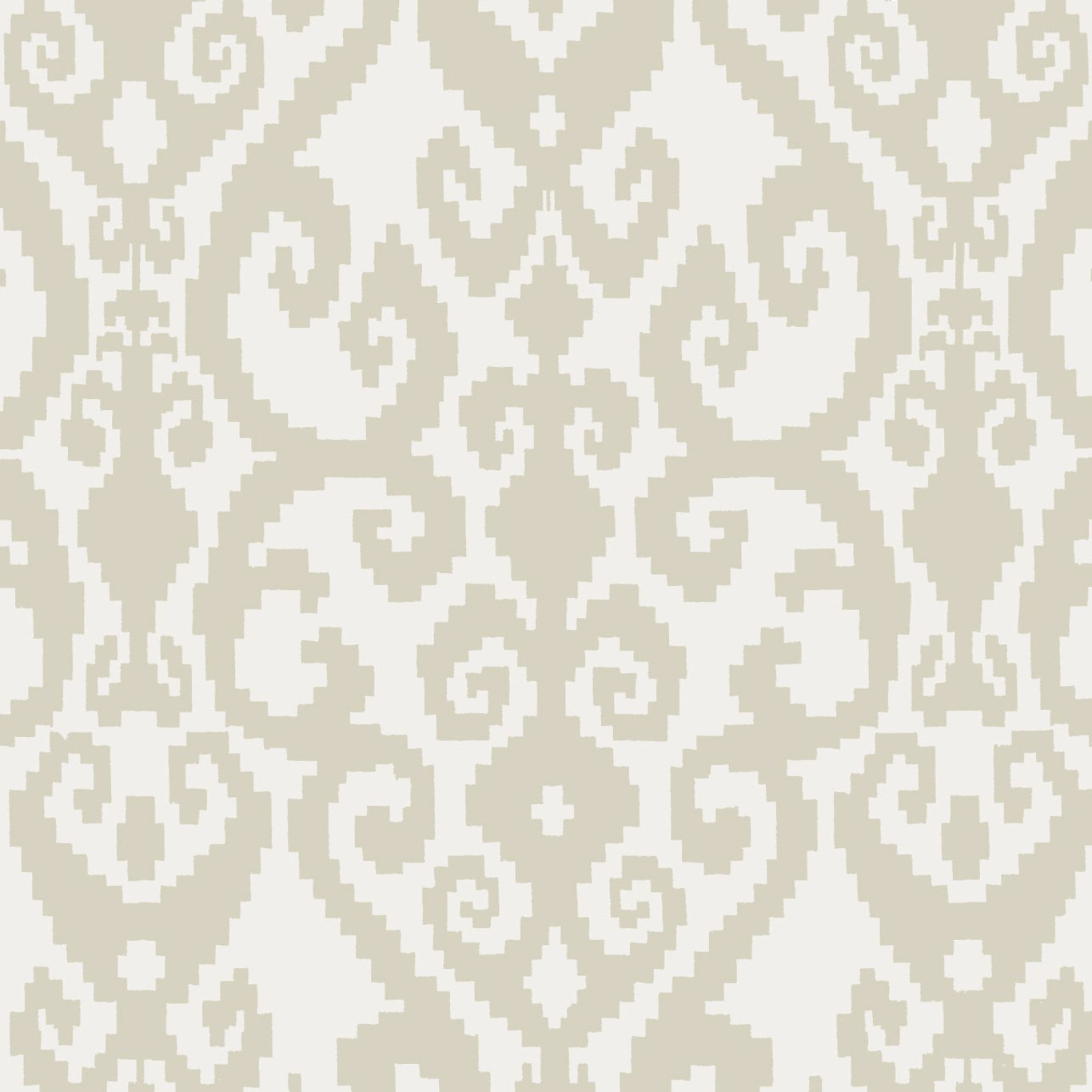MALIKA Ivory Fabric | Clarke & Clarke by Sanderson Design