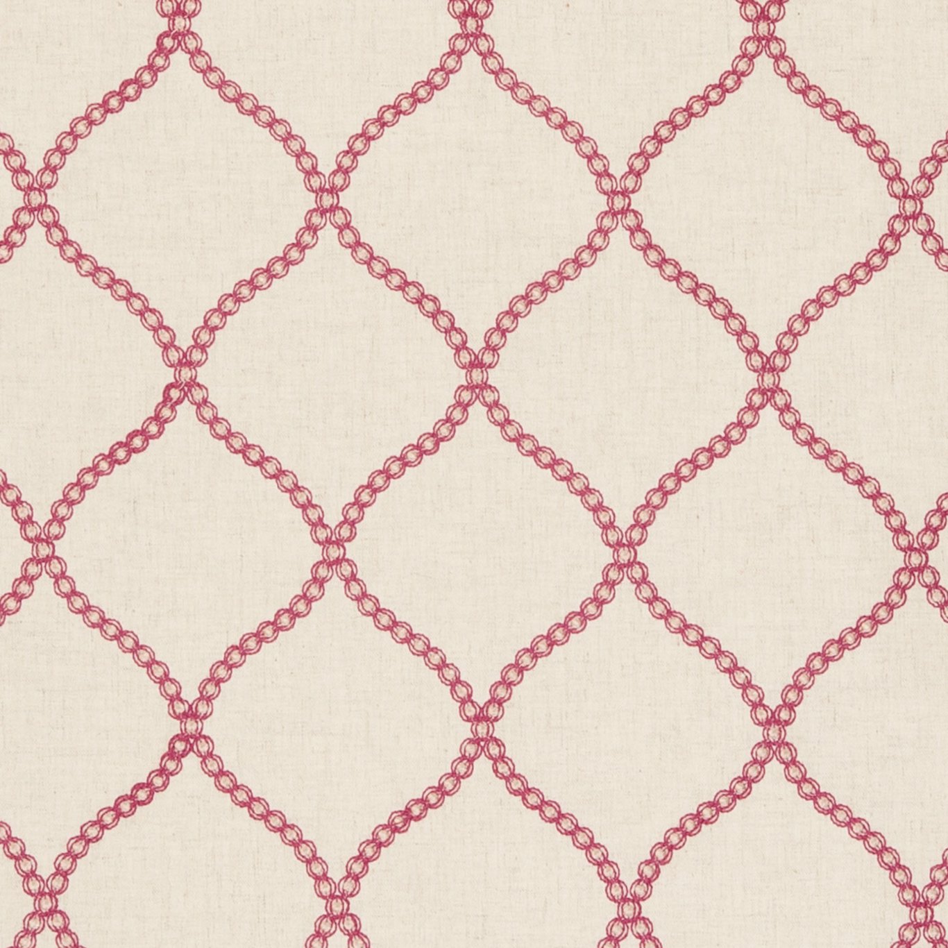 Sawley Raspberry Fabric by CNC
