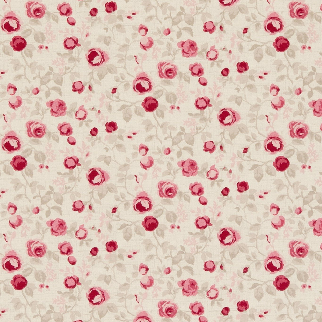 Maude Raspberry Fabric by CNC