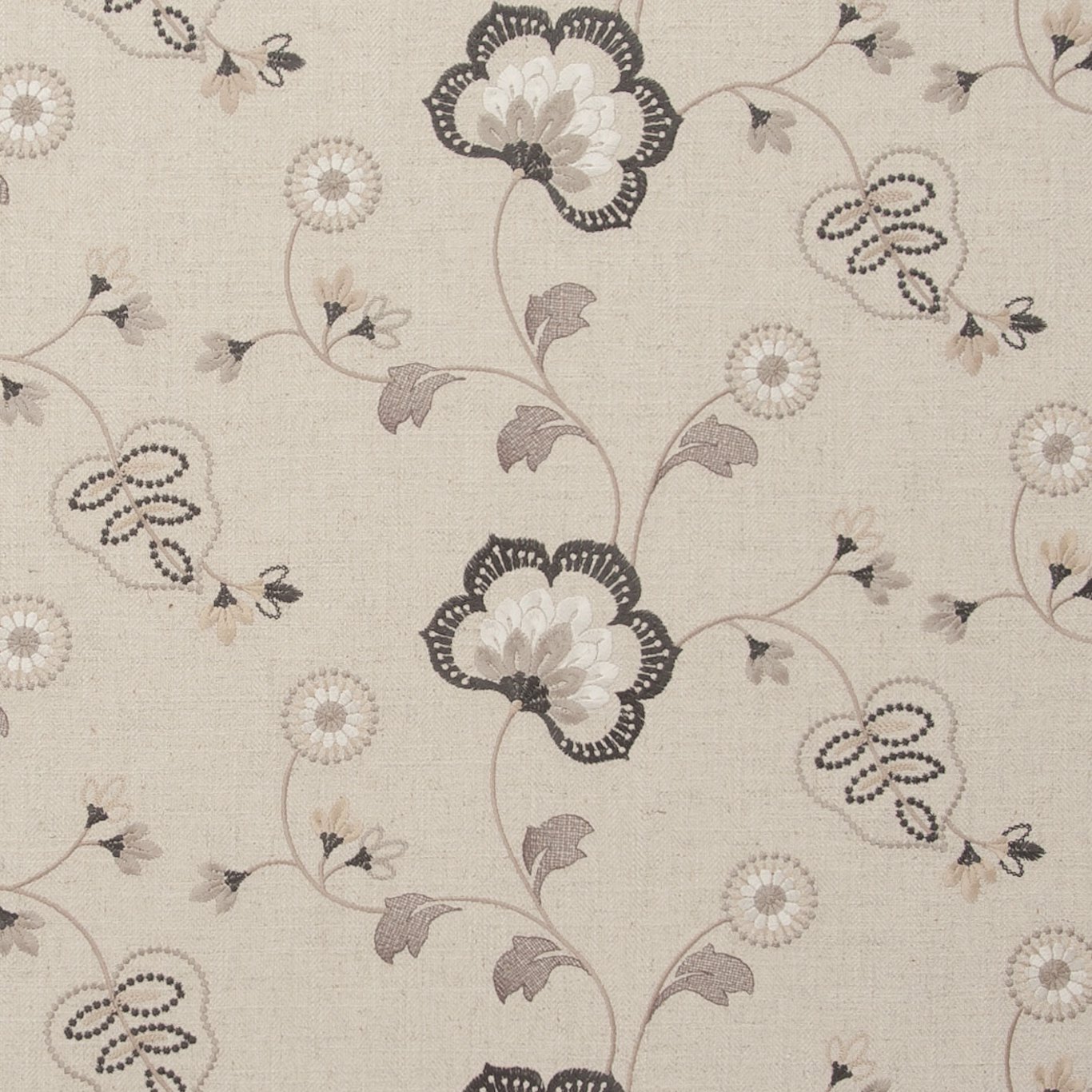Chatsworth Charcoal Fabric by CNC
