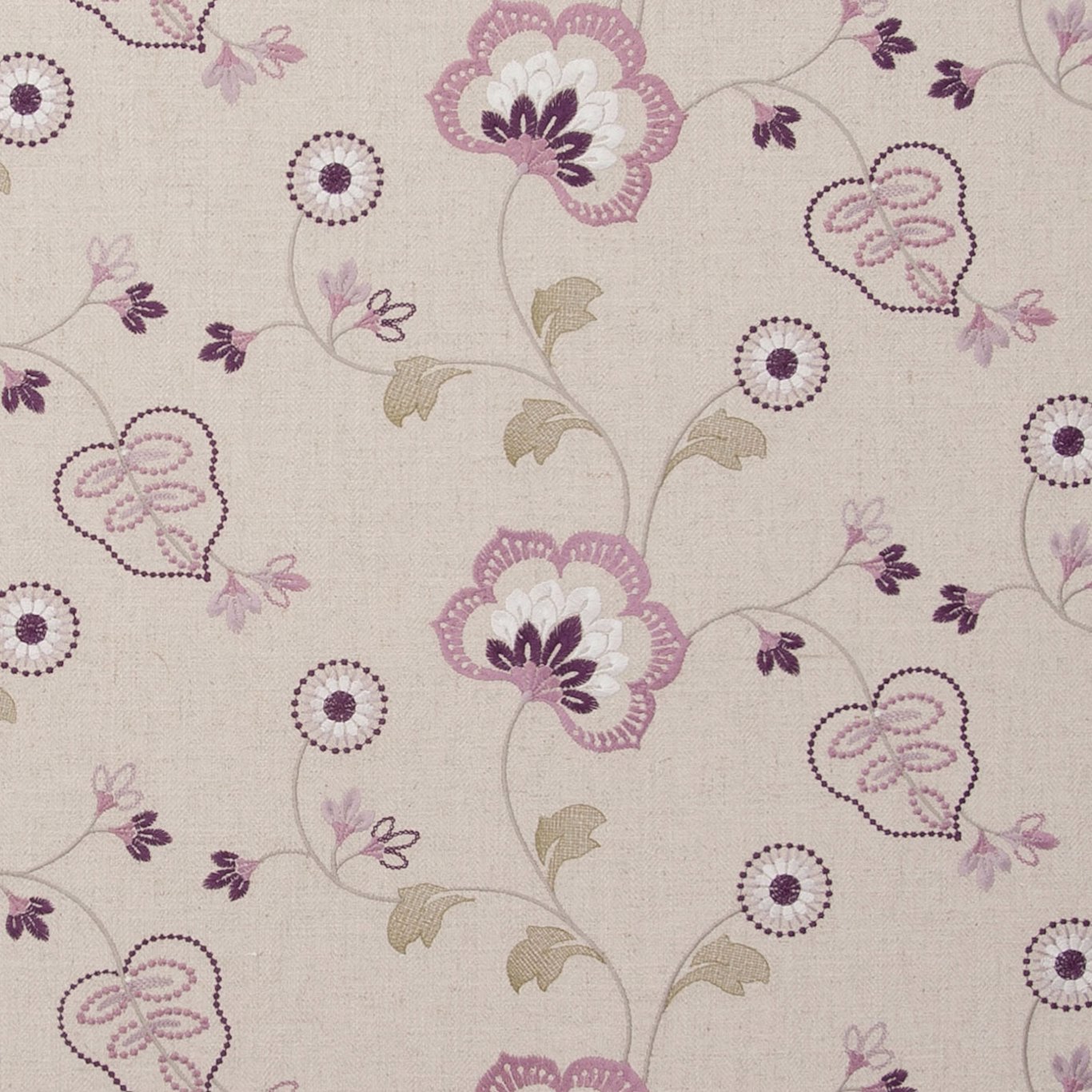 Chatsworth Orchid Fabric by CNC