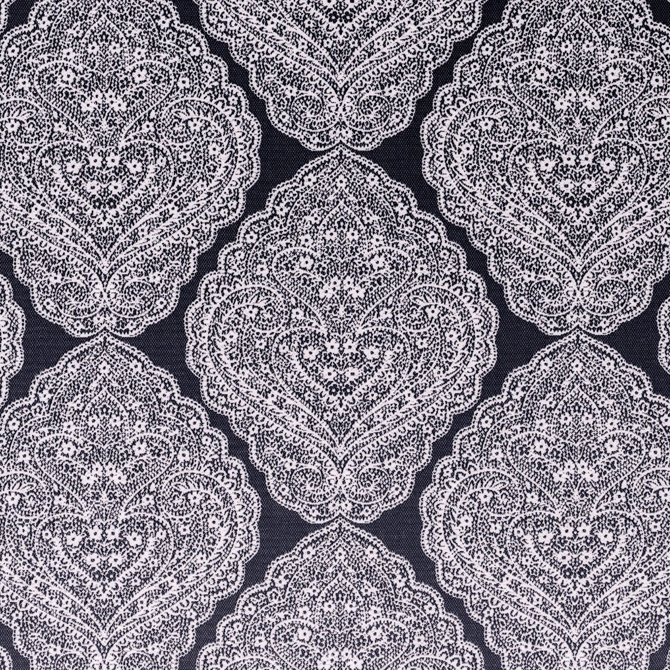BW1037 Black/White Fabric by CNC