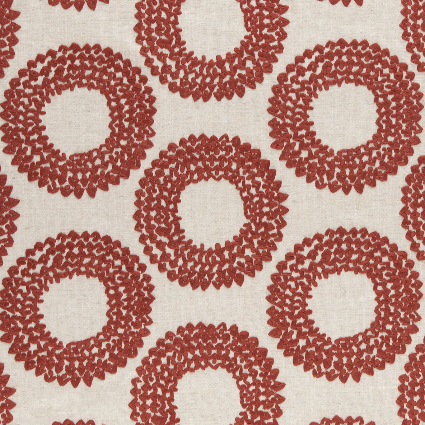 Dashiki Cinnabar Fabric by CNC