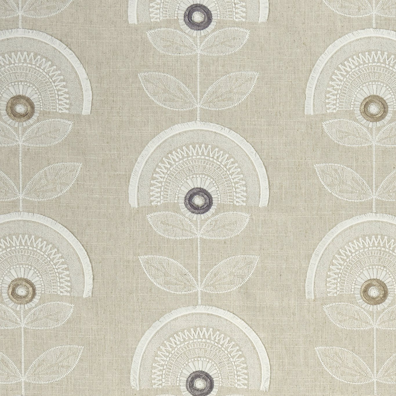 CALISTA Charcoal/Linen Fabric by CNC